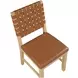 Reid Sand Vegan Leather Upholstered Side Chair Set of 2