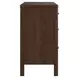 Verge Handcrafted Walnut and Cream Upholstered Panel Bedroom Set