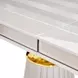 Carmela Shimmer Ivory 113" Extendable Rectangular Dining Table