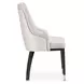 Carmela Glossy Charcoal Sand Extendable Rectangular Dining Room Set