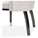 Carmela Charcoal Sand and Zinc Dining Arm Chair