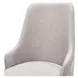 Carmela Charcoal Sand and Zinc Dining Arm Chair