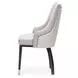 Carmela Charcoal Sand and Zinc Dining Arm Chair