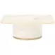 Gineverra Ivory and Gold Rectangular Cocktail Table