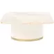 Gineverra Ivory and Gold Rectangular Cocktail Table