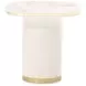 Gineverra Ivory Gold Round Occassional Table Set