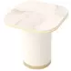 Gineverra Ivory Gold Round Occassional Table Set