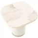 Gineverra Ivory Gold Round Occassional Table Set