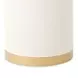 Gineverra Ivory Gold Square End Table