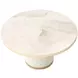 Gineverra Ivory Gold Round Cocktail Table