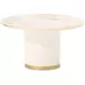 Gineverra Ivory Gold Round Cocktail Table