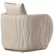 Gineverra Biscotti Upholstered Accent Chair with Pillow
