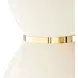 Lisbon Silken Matte Cream 113" Extendable Rectangular Dining Table