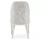 Lisbon Silken Matte Cream and Opal Dining Side Chair