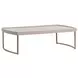 Lisbon Silken Cream and Bronze Rectangular Cocktail Table