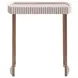 Lisbon Silken Cream and Bronze Square Side Table