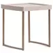 Lisbon Silken Cream and Bronze Square Side Table