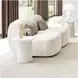 Le Montreaux Cloud White Square Accent Table