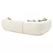 Le Montreaux Cloud White 6 Piece 126" Modular Sectional