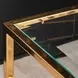 Savannah Breeze Bright Gold Square End Table