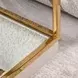 Savannah Breeze Bright Gold Square End Table
