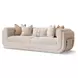 Savannah Breeze Cashmere and Bright Gold Standard 92" Sofa