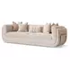 Savannah Breeze Cashmere and Bright Gold Mansion 104" Sofa