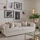 Savannah Breeze Cashmere and Bright Gold Mansion 104" Sofa