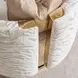 Savannah Breeze Gold and Cashmere Swivel Chair