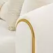 Sassani Crepe and Gold 100" Sofa