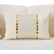 Sassani Crepe and Gold 100" Sofa