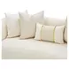 Sassani Crepe and Gold 88" Loveseat