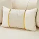 Sassani Crepe and Gold 88" Loveseat