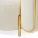Sassani Gold and Crepe Accent Chair
