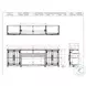 Nantucket Blue Denim And Whiskey 97" TV Stand with Fireplace