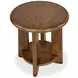 Tanner Tawny Brown Round End Table