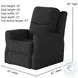 Fame Journey Granite Swivel Rocker Recliner