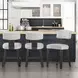 Oakley Black Counter Height Chair