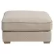 Liam Beige Rectangular Ottoman