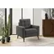 8J11L17 Dark Gray Upholstered Accent Chair