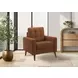8J11L44 Rust Upholstered Accent Chair