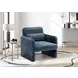 8030 Blue Upholstered Accent Chair with Pillow