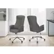 7375 Dark Gray Upholstered Swivel Executive Office Chair