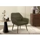 8001 Dark Green Upholstered Accent Chair