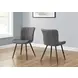 1131 Gray Upholstered Dining Chair Set of 2