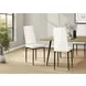 1271 White Upholstered Dining Chair Set of 2