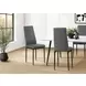 1272 Gray Upholstered Dining Chair Set of 2