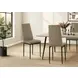 1273 Dark Taupe Upholstered Dining Chair Set of 2