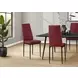 1274 Red Upholstered Dining Chair Set of 2