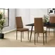 1275 Cognac Upholstered Dining Chair Set of 2